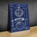 Stop Watch II by Lugrin // Dark Blue (Print // 18"L x 24"W)