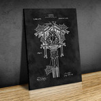 Cuckoo Clock, 1912 // Black (Print // 18"L x 24"W)