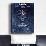 Rolex Calendar Time Piece, 1951 // Blue (Print // 18"L x 24"W)