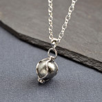 Meteorite Spinning Orb Necklace