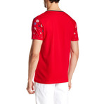 TR Premium // Floral T-Shirt // Red (XL)
