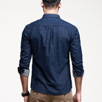 Kuegou // NYC Button-Down // Blue (L)