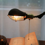 Industrial Table Lamp // Swing Arm