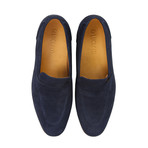 Lucky Co. // Suede Loafer // Dark Blue (US: 10)