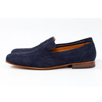 Lucky Co. // Suede Loafer // Dark Blue (US: 10)