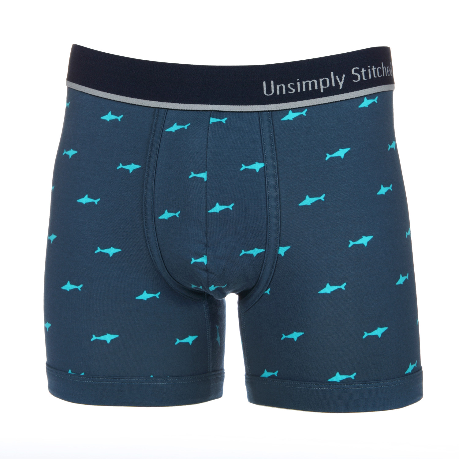 Shark Boxer Brief // Blue (S) - Unsimply Stitched - Touch of Modern