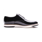 Mixed Sole Derby // Black Patent (Euro: 42)