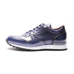 Leather Trainer // Dark Blue (Euro: 41)