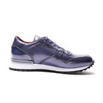 Leather Trainer // Dark Blue (Euro: 41)