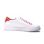 Contrast Heel Low-Top Sneaker // White (Euro: 45)