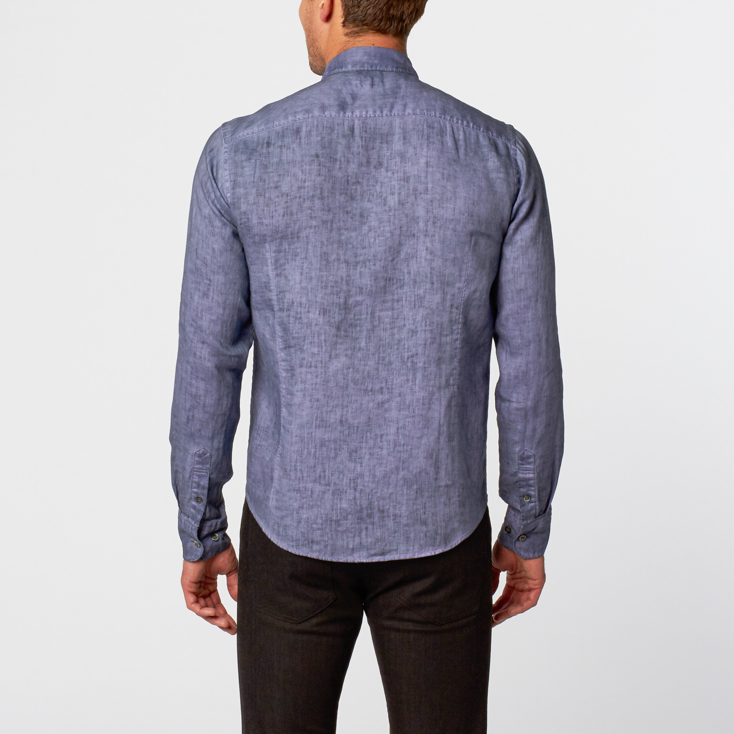Spray Dyed Shirt // Purple (S) - Chambray NY - Touch of Modern
