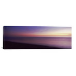 Ocean at sunset, Los Angeles County, California, USA // Panoramic Images (36"W x 12"H x 0.75"D)