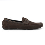 Astor Penny Loafer // Chocolate + Black (US: 8.5)