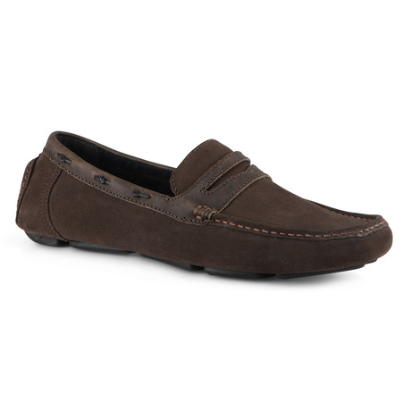 Astor Penny Loafer // Chocolate + Black (US: 7.5)