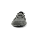 Astor Penny Loafer // Ghost Grey + Black (US: 8.5)