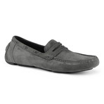 Astor Penny Loafer // Ghost Grey + Black (US: 11)