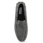 Astor Penny Loafer // Ghost Grey + Black (US: 10)