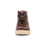 Concord High-Top Sneaker // Oxblood + Cream (US: 10.5)