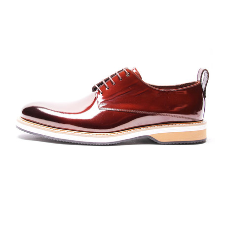 Patent Lace-Up Heel-Tab Derby // Mudo (Euro: 40)