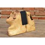 Da Poplar Wood Smart Phone Stand