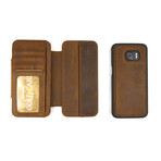 V5 Wallet Case // Galaxy S7 // Edge Brown