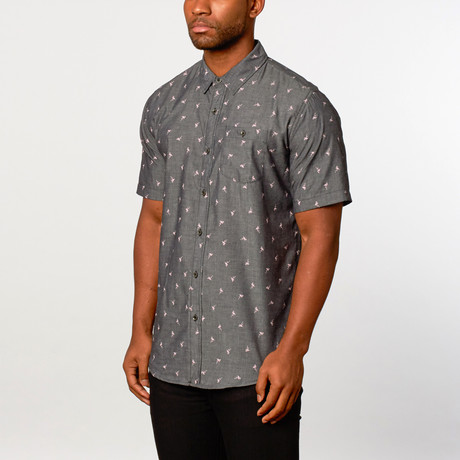 Florida Woven Shirt // Charcoal (S)