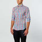 Cesar Dress Shirt // Fuchsia Check (3XL)