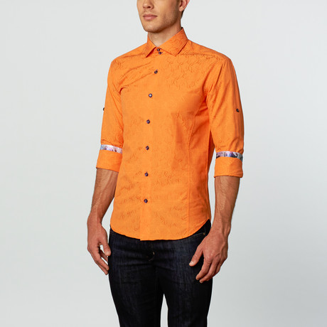 Bespoke // Vegas Dress Shirt // Orange (S)