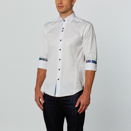 Bespoke // Dylan Dress Shirt // White (S)