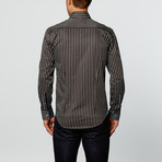 Grayson Dress Shirt // Black Stripe (2XL)