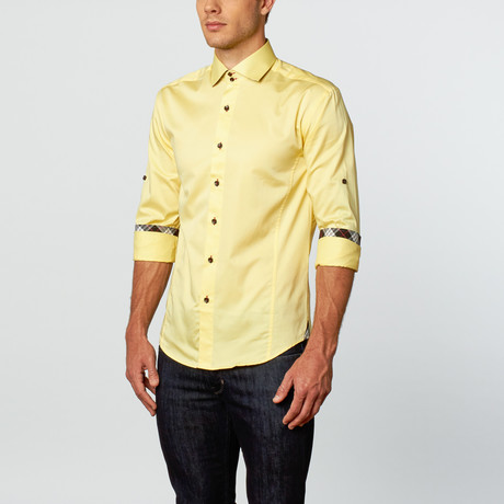 Ben Dress Shirt // Yellow (S)