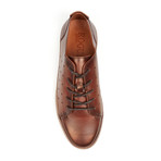 Perforated Sneaker // Cognac (US: 8)