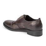 Aged Leather Wingtip Shoe // Anthracite (US: 12)