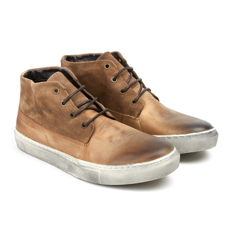 Beat Leather Sneaker // Light Brown (US: 8)