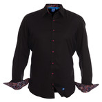 Pascal Classic Stretch Shirt // Black (S)