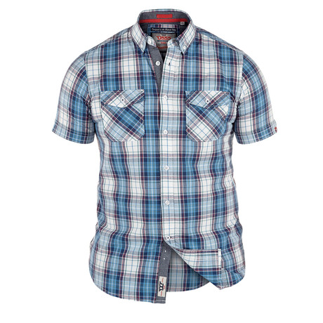 Duke Clothing Co. // Everett Twin Pocket Shirt // Blue Check (S)