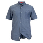 Elliott Chambray Short Sleeve Shirt // Denim Blue (L)