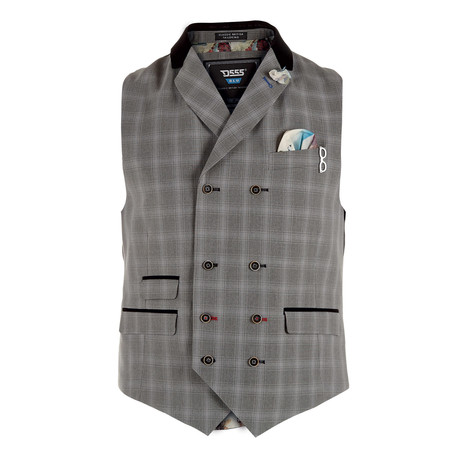 Duke Clothing // Terence Waistcoat  // Grey (1XL)