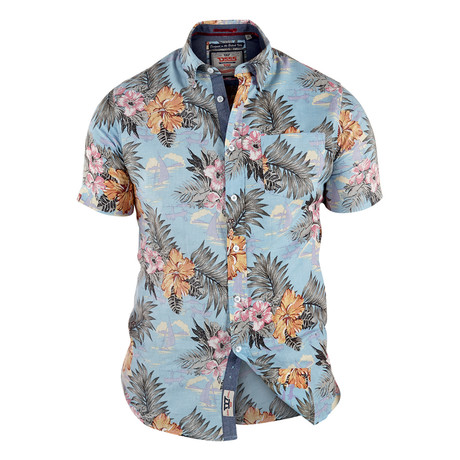 Honolulu Hawaiian Shirt // Blue (2XL)