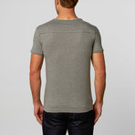 Rogue State // Henley Tee // Heather Grey (M)