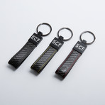 carbo-NEEK™ // Carbon Fiber Keychain (Black)