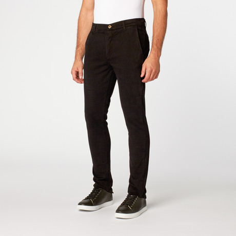 Skinny Fit Chino Pants // Black (3XL)