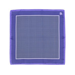 Vico Pocket Square // Purple + Black