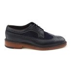 Siglo Suede Wingtip Brogue // Navy (UK: 7)