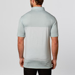 End on End Colorblock Polo // Sage (2XL)