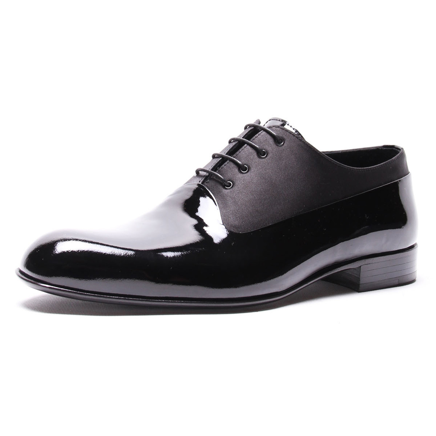 Matte Mix Oxford // Black Patent (Euro: 40) - DAPPERMAN M.T.O. Shoes ...