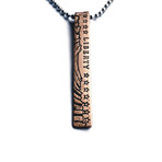 Incuse Indian // Tag Necklace