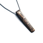 .999 Copper Don't Tread On Me // Tag Necklace