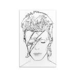 Ziggy Stardust as David Bowie // Laser Burnt Art (Natural Wood)