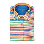 Digital Button-Up // Multi Stripe (M)